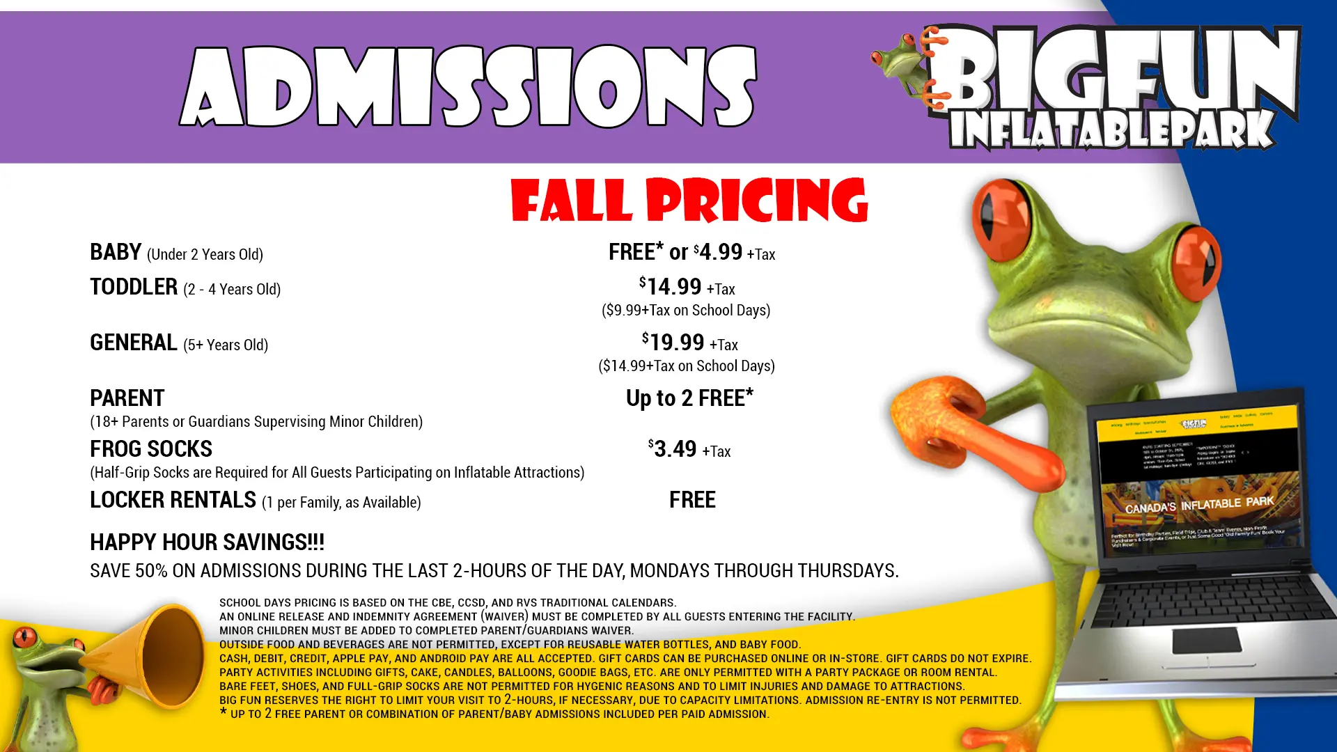 FALL 2024 ADMISSIONS PRICING