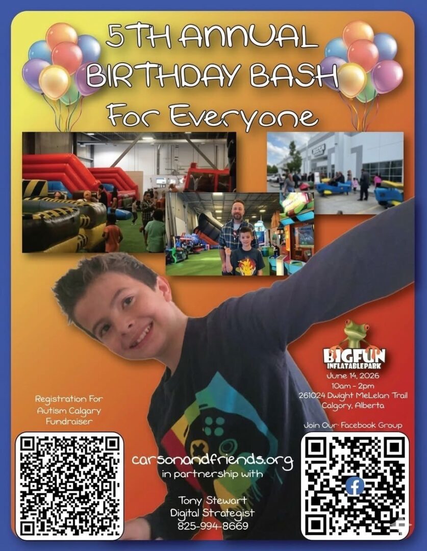 Carson and Friends Birthday Bash Poster - Apr 2026