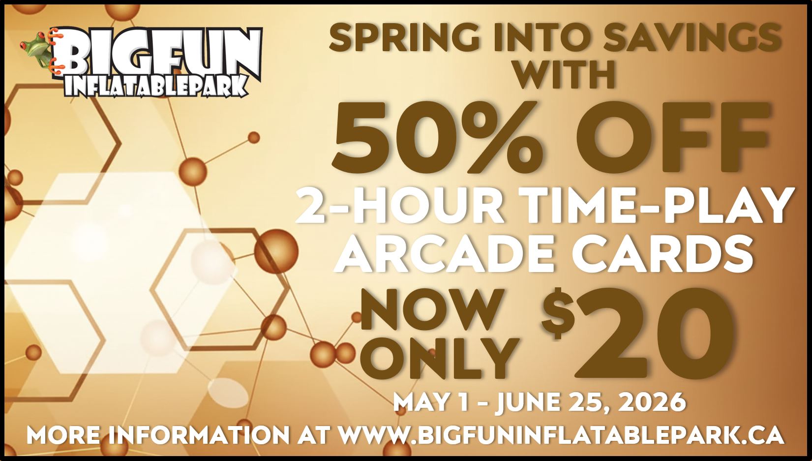 3. SIS 50% OFF ARCADES