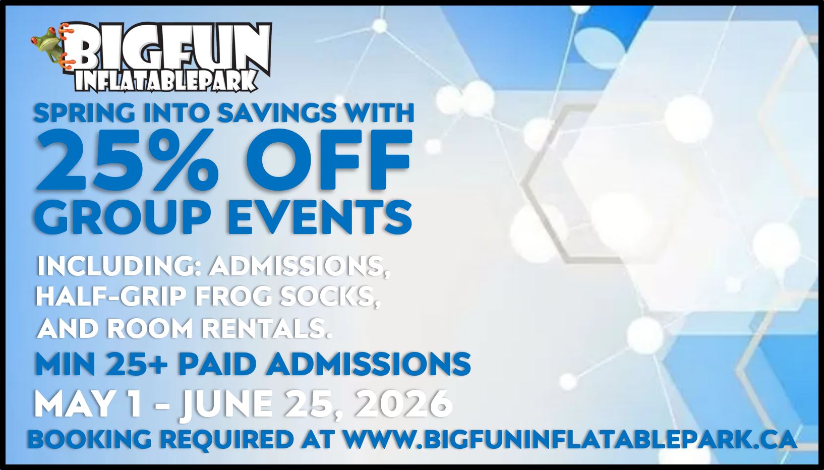 9. SIS 25% OFF GROUPS