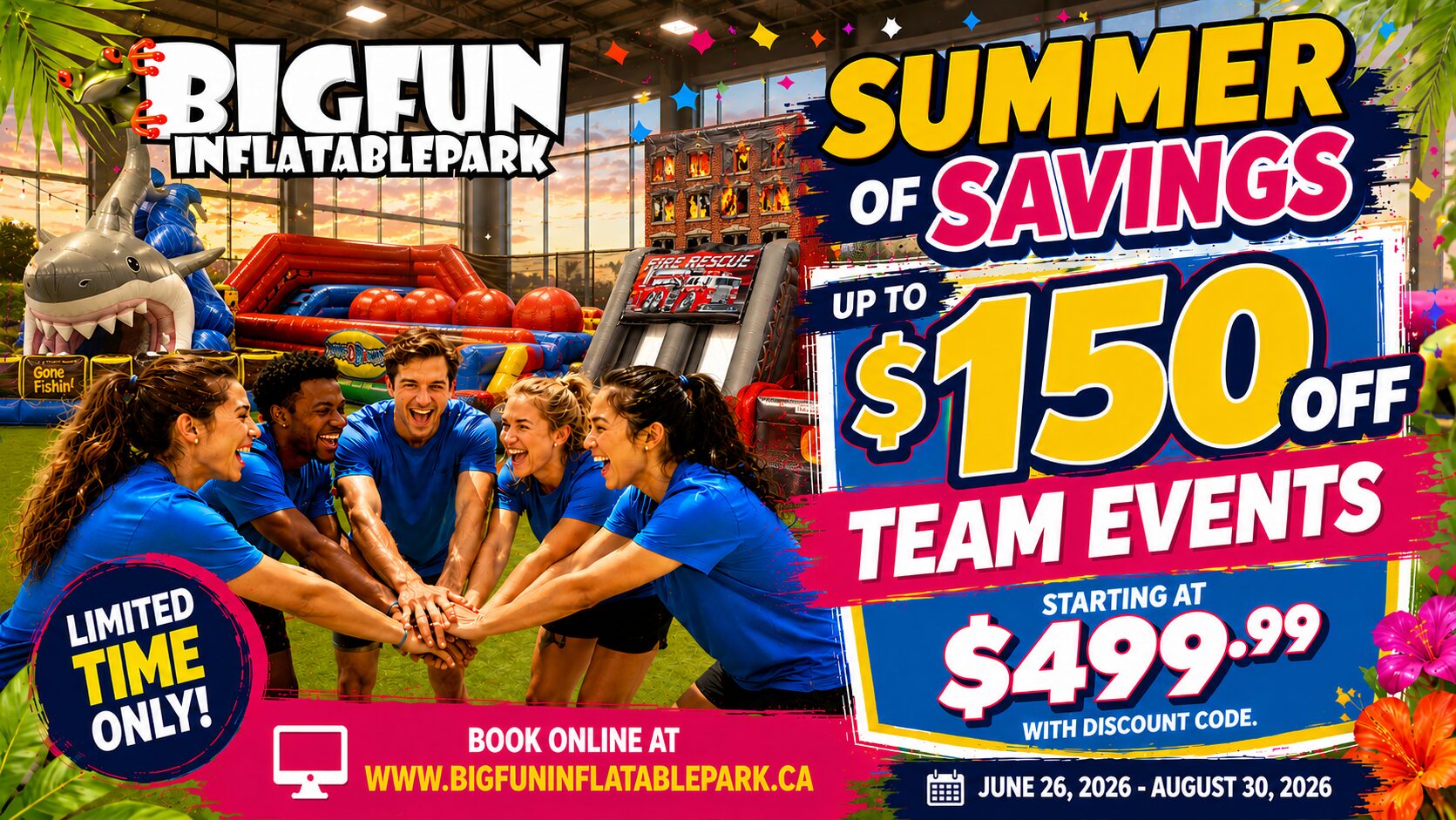16to9 $150 OFF Team Events ChatGPT Image May 17, 2026, 01_54_38 PM
