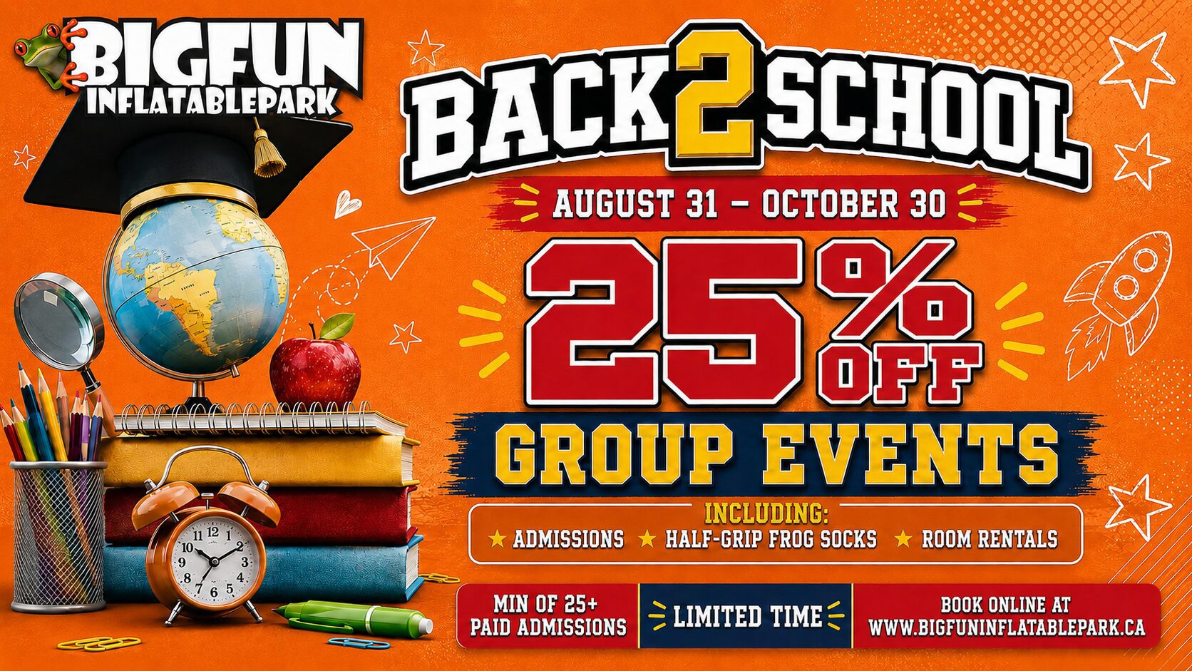 B2S 16.9 25 OFF Group Events Ad