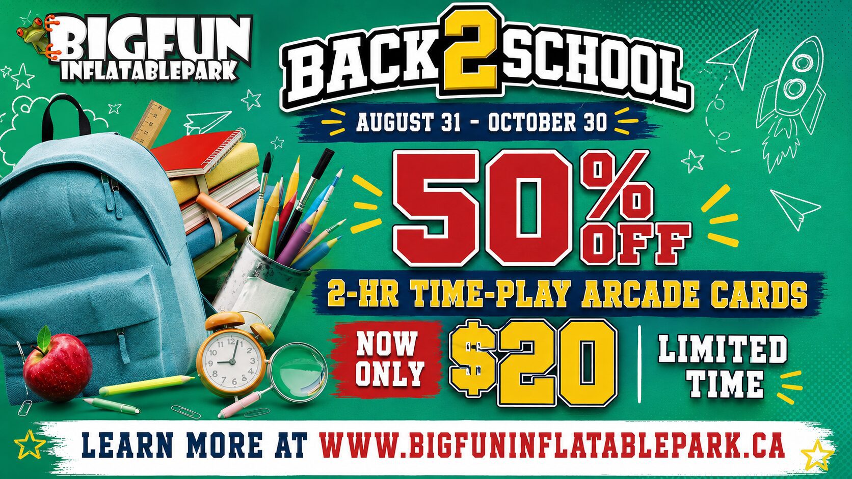 B2S 16.9 50 OFF Arcades