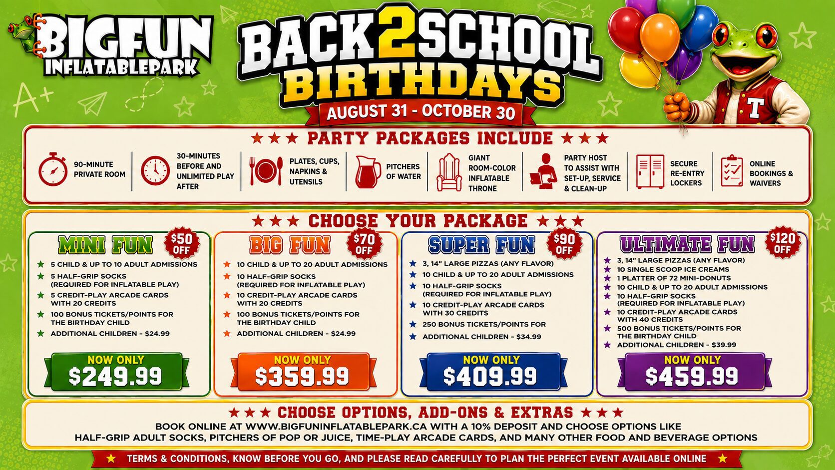B2S BIRTHDAYS SIGNAGE