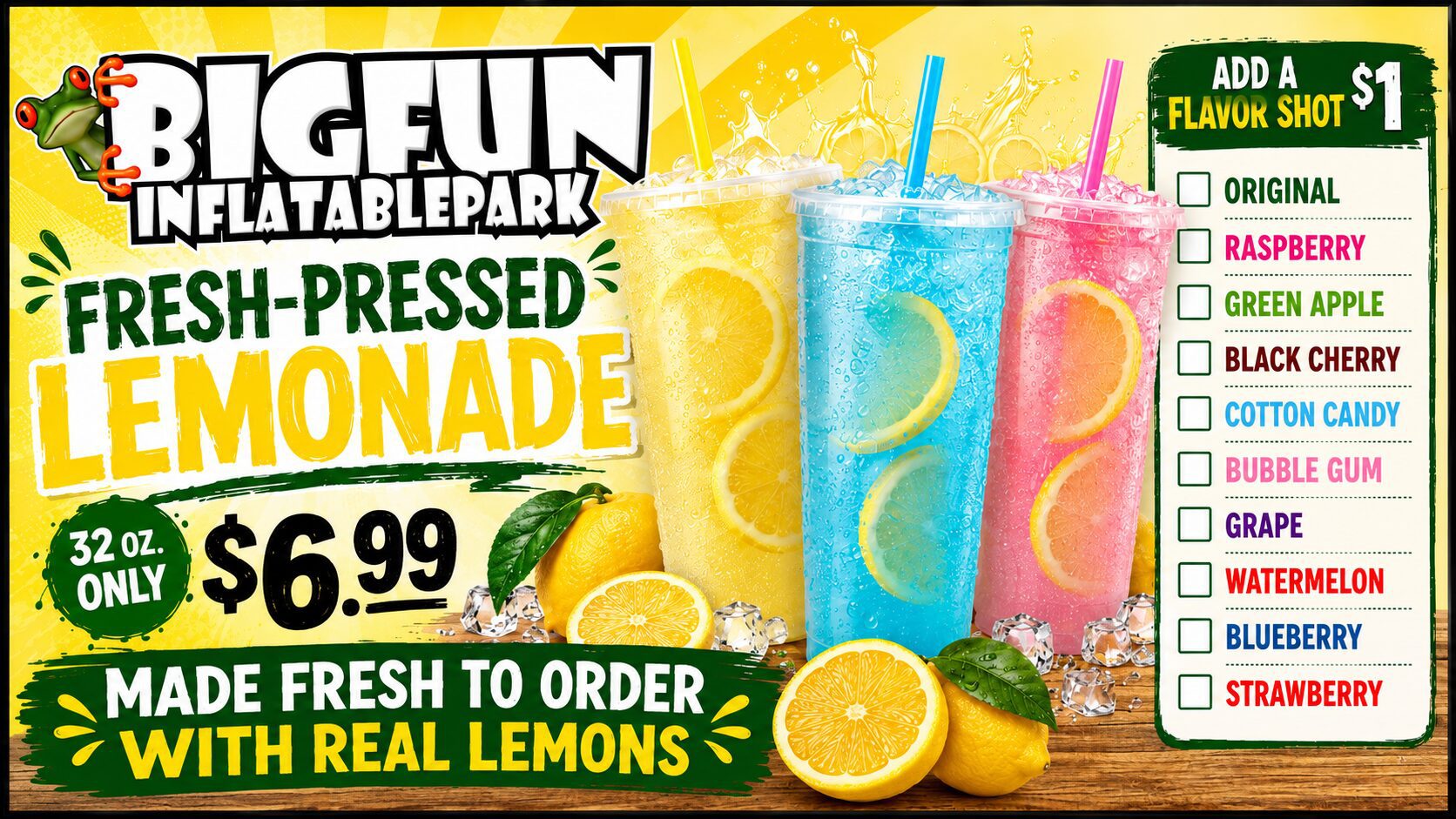 LEMONADE TV SIGNAGE UPDATE SEPT 2026